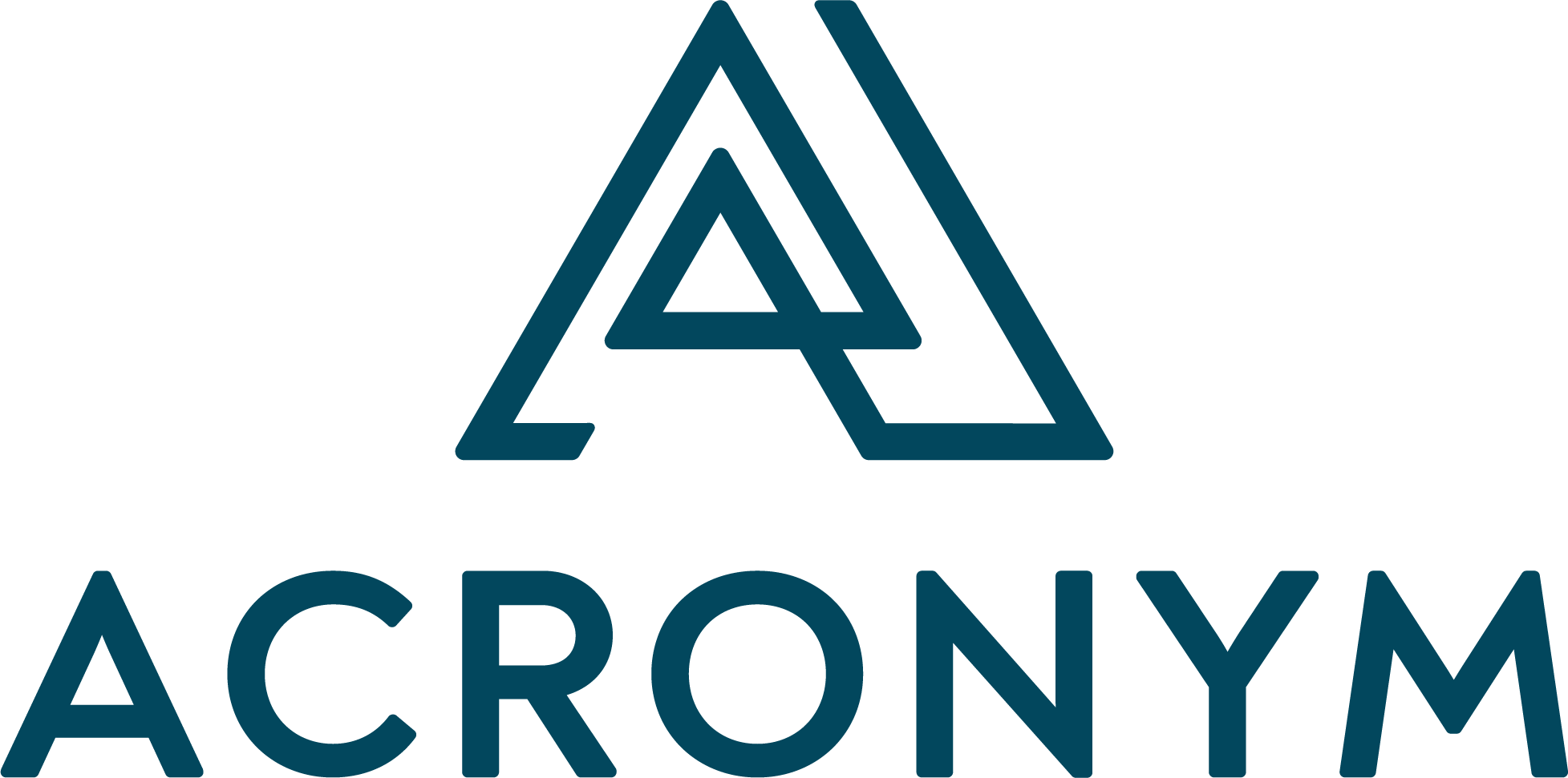Acronym logo